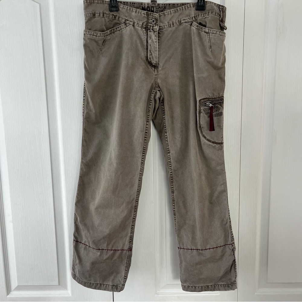 Napapijri Product Research NPR Cargo Pants With Plaid Cuff 36x26”